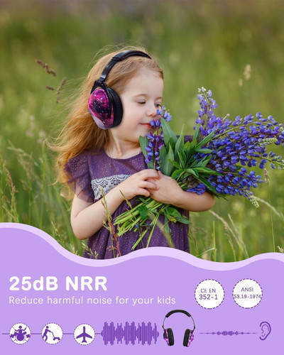 ZOHAN EM030 Kids Ear Protection, Noise Cancelling Headphones 1pack – Nebula