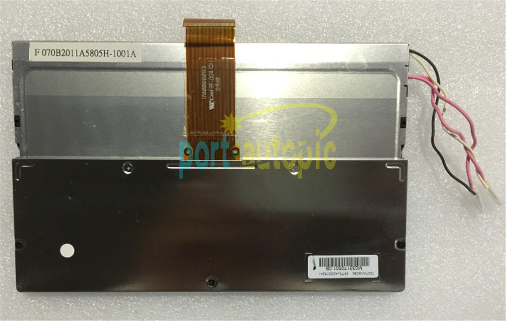 Toppoly TD070WGCB2 7″ 854(RGB)×480 Resolution 40 pins LCD screen panel