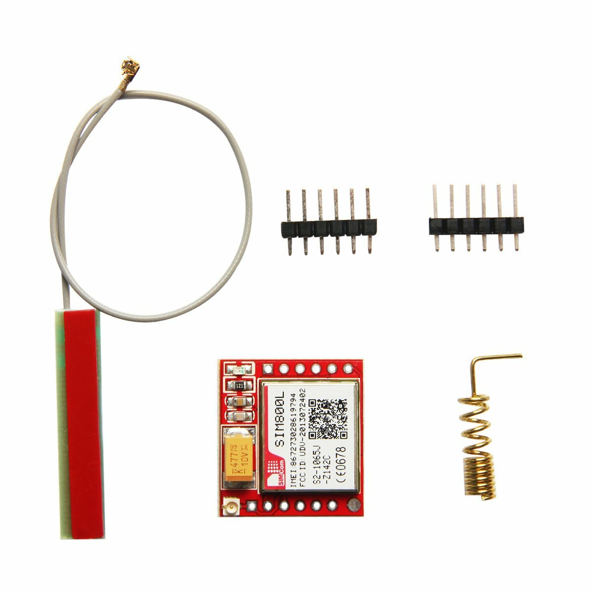 USA Smallest SIM800L GPRS GSM Module Card Board Quad-band Onboard +Antenna NEW