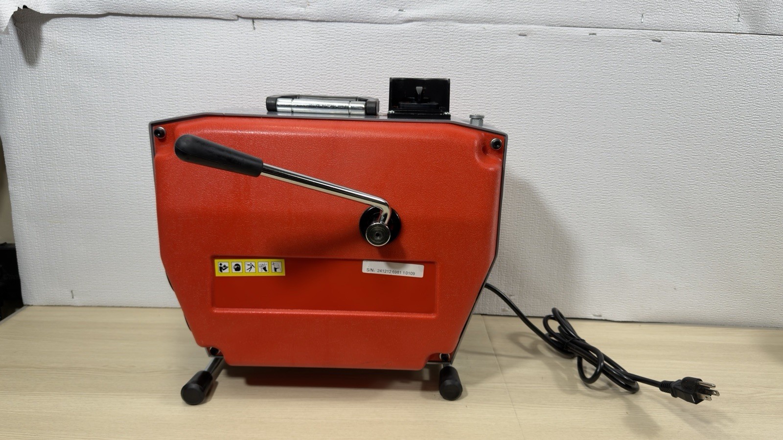 VEVOR Drain Cleaner Machine Sewer Snake Auger Manual Feed ( No Cables )