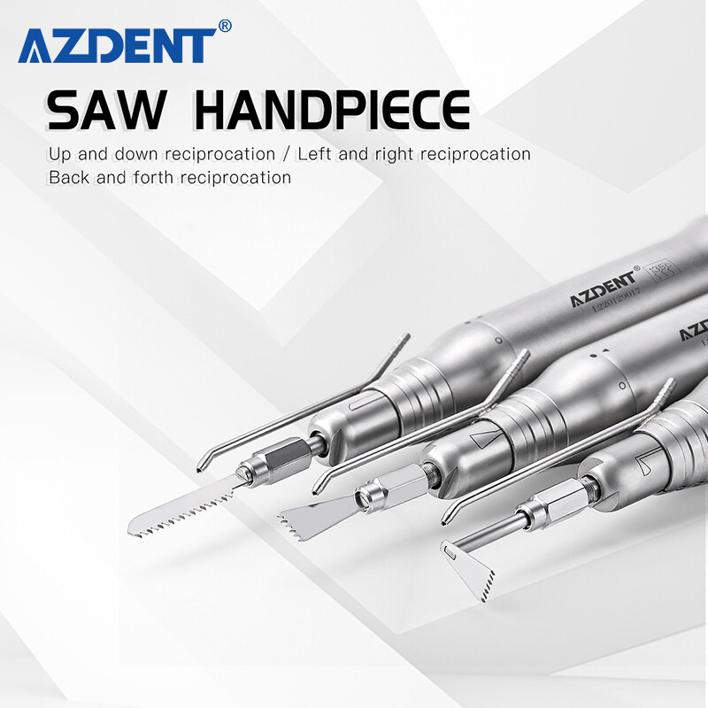 AZ Dental Brushless LED Electric Micro Motor 1:1/1:2 20° Saw Surgical Handpiece