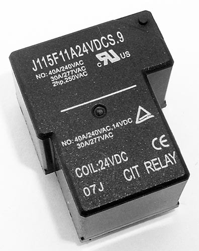 J115F11A24VDCS.9 CIT RELAY & SWITCH SPST SEALED RELAYS 24.0V 40.0A 0.90W (15PK)