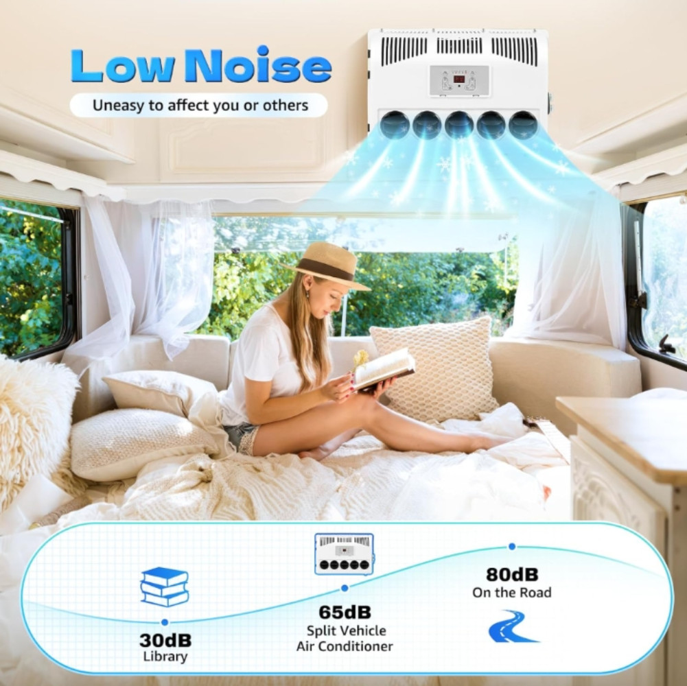 Universal Air Conditioner A/C Kit For Car Cab Bus RV Semi Truck 12V High Quality