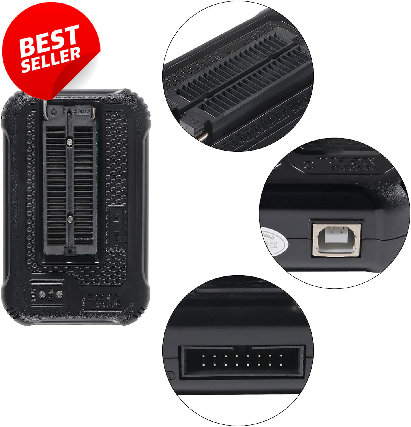T48 TL866-3G Programmer for EPROM MCU SPI NOR NAND Flash EMMC IC Tester US