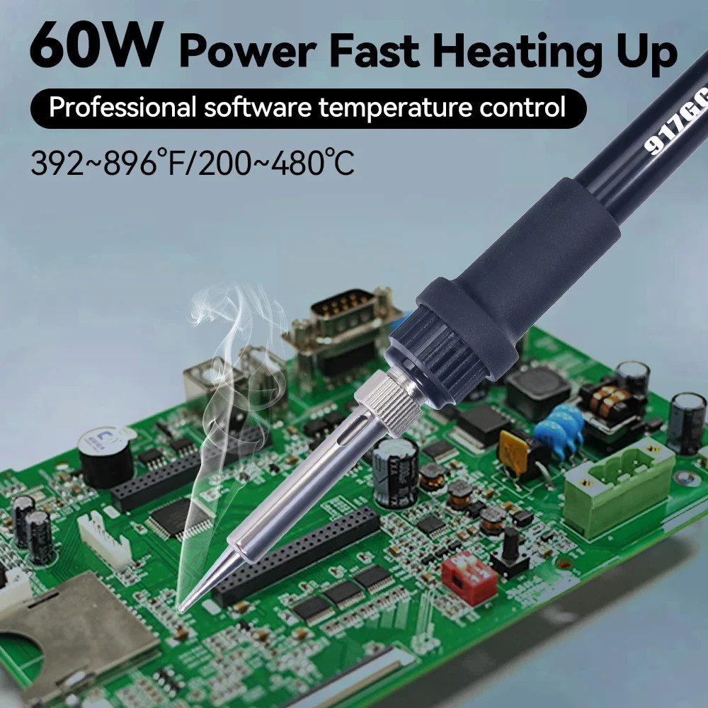 750W 8586D Solder Station 2 in 1 Soldering Iron Kit Hot Air Gun Rework station