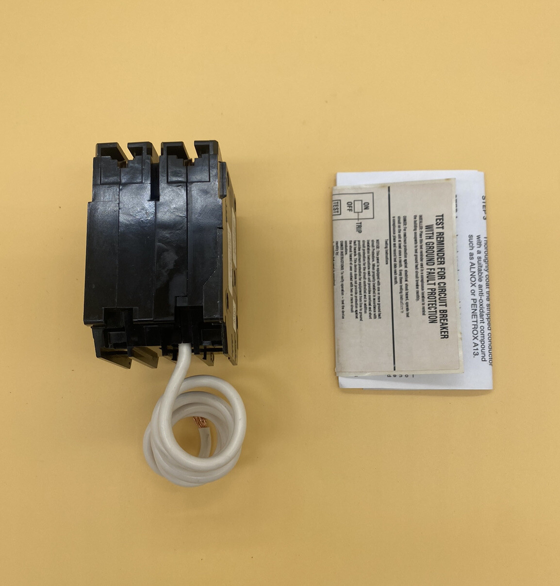 GE THQL 2150GFT / GFCI 50 AMP DOUBLE POLE 240 VOLT GFCI CIRCUIT BREAKER- NEW