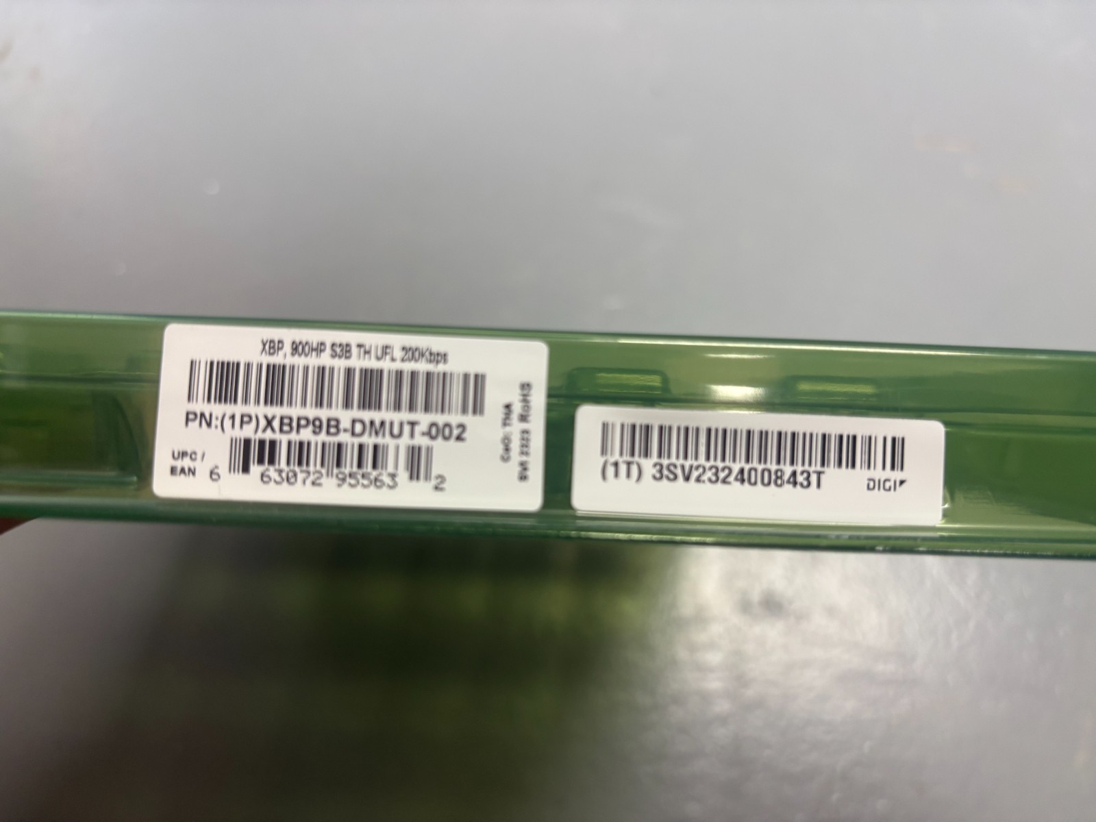 1 piece of BP9B-DMUT-002 900MHz XBee Pro 900MHz DigiMesh wireless from Digi