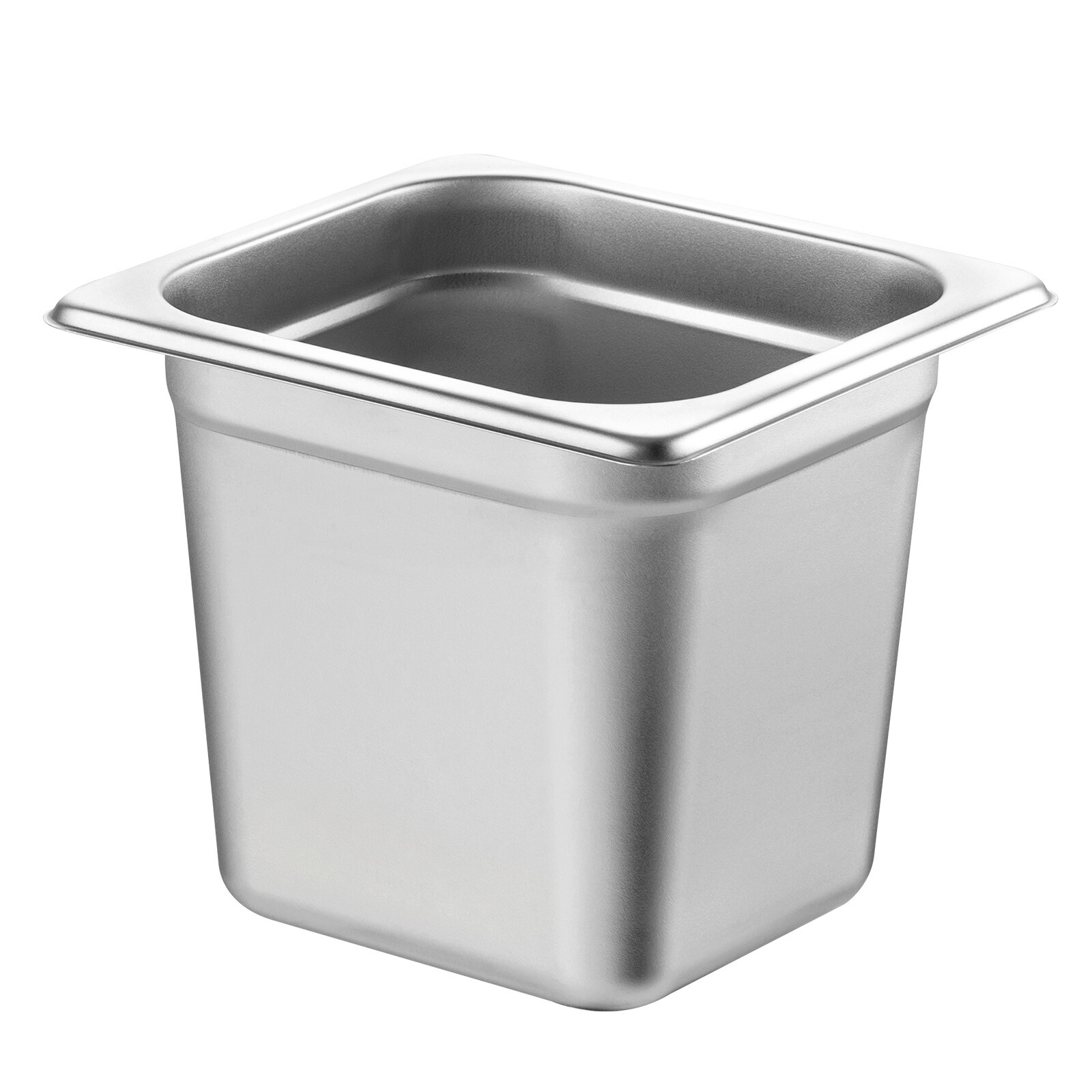 VEVOR 6 Pack 1/6 Size Hotel Pans Steam Table Pan Stainless Steel 6″ Deep