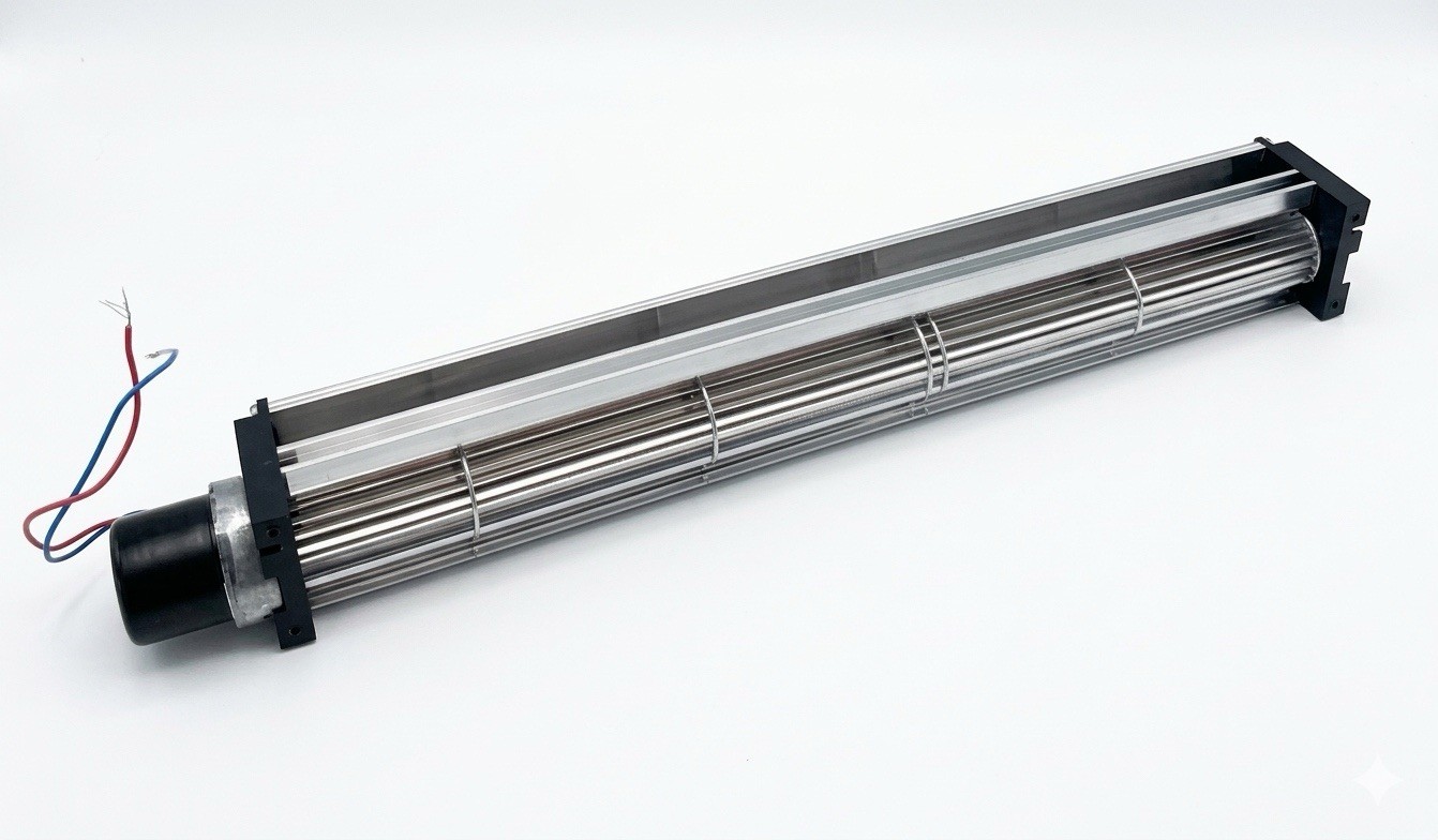 ebm-papst QG030-353/14 Cross-Flow Fan Blower, Part 939 2715 008, 24V DC 9.6W