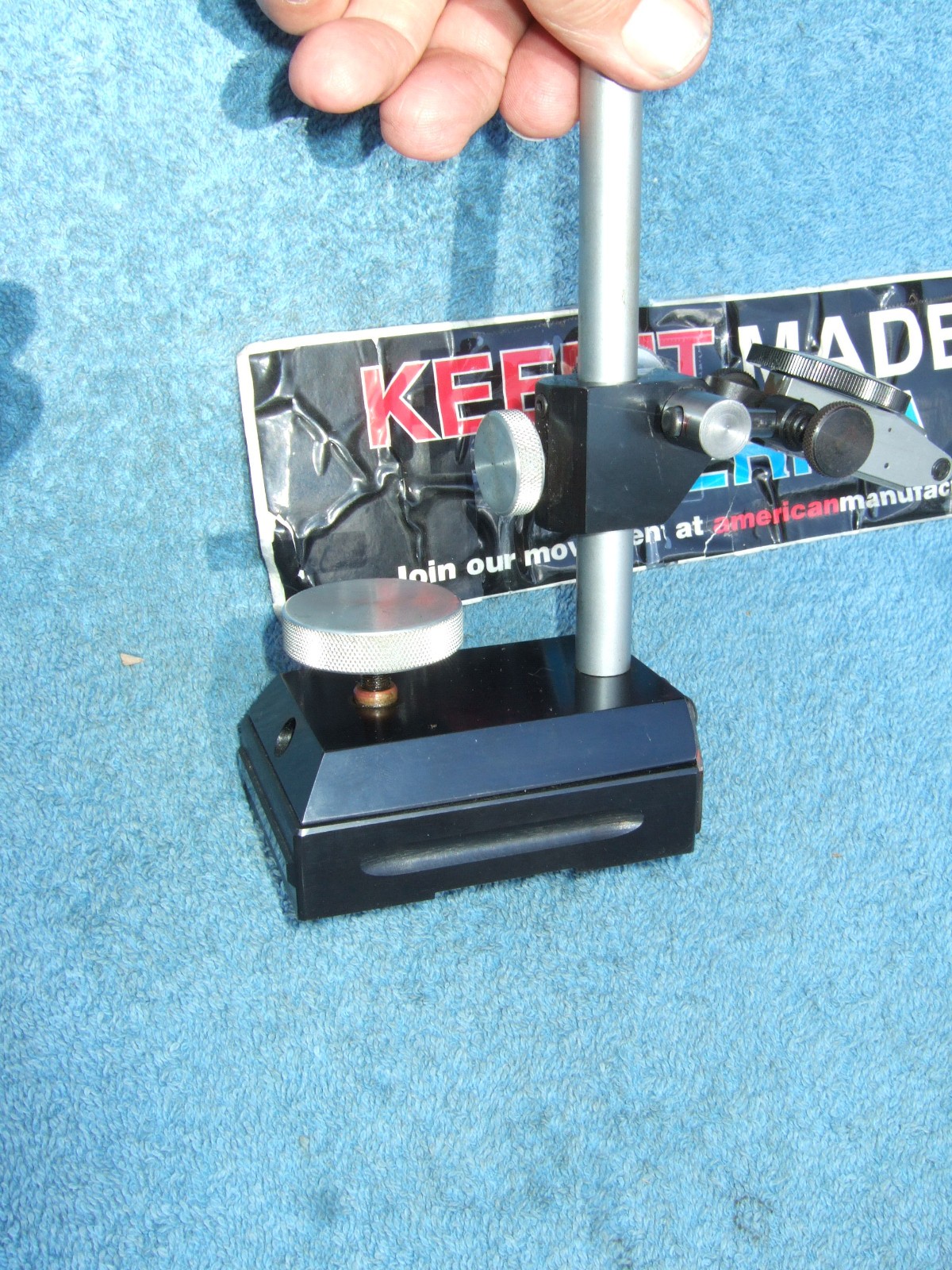 HERMANN SCHMID USED SURFACE GAGE MG-1 CLEAN INSPECTION TOOL GRINDER W/599-7033-3