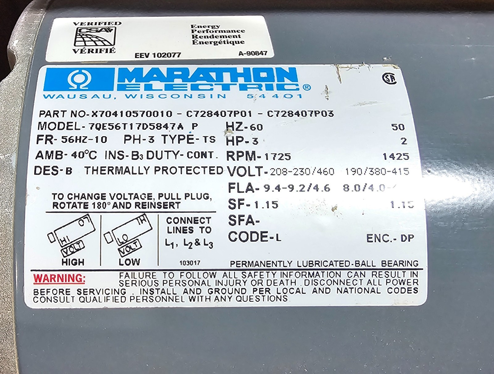 Marathon 3 HP X70410570010