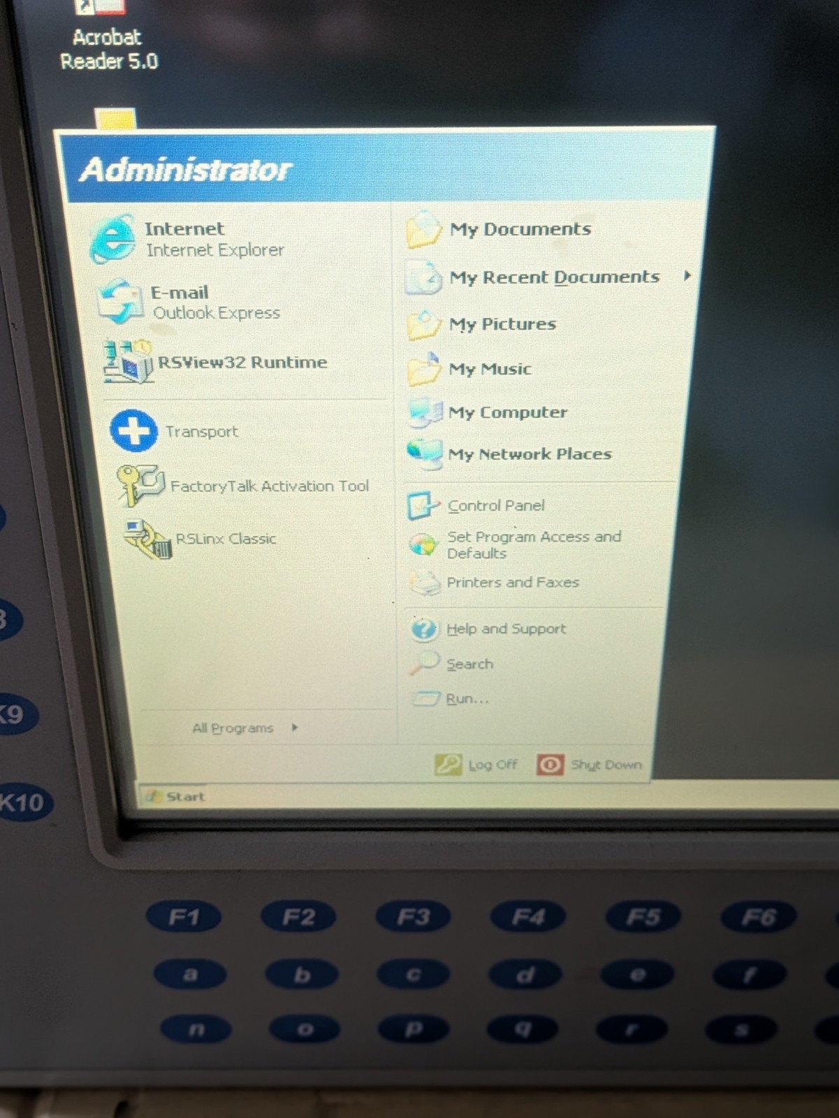 ALLEN BRADLEY VersaView 1500w 6180W-15BPXPH Works Please Read!! Windows XP