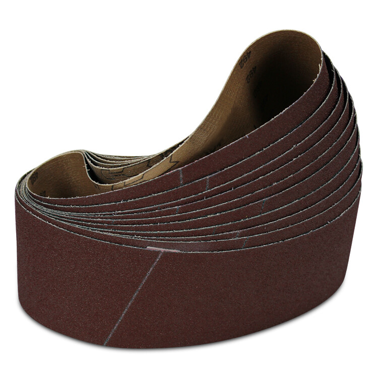 3″ x 18″ A/O Sanding Belts Coarse Kit 2 each: 40 60 80 100 120 Grit – 10 PACK