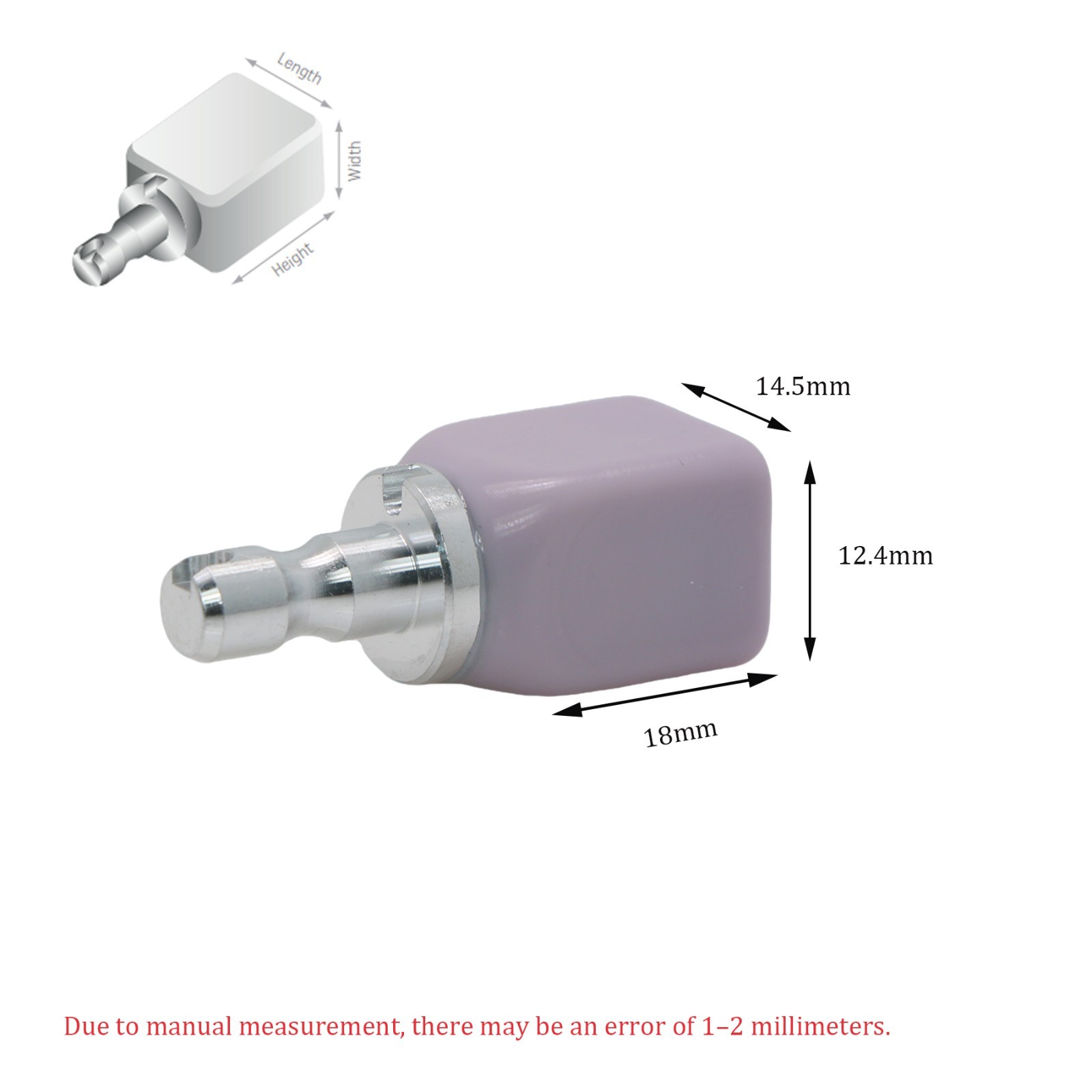 Dental Emax C14 Lithium Disilicate Glass Ceramic Crown Blocks CEREC CAD CAM LT