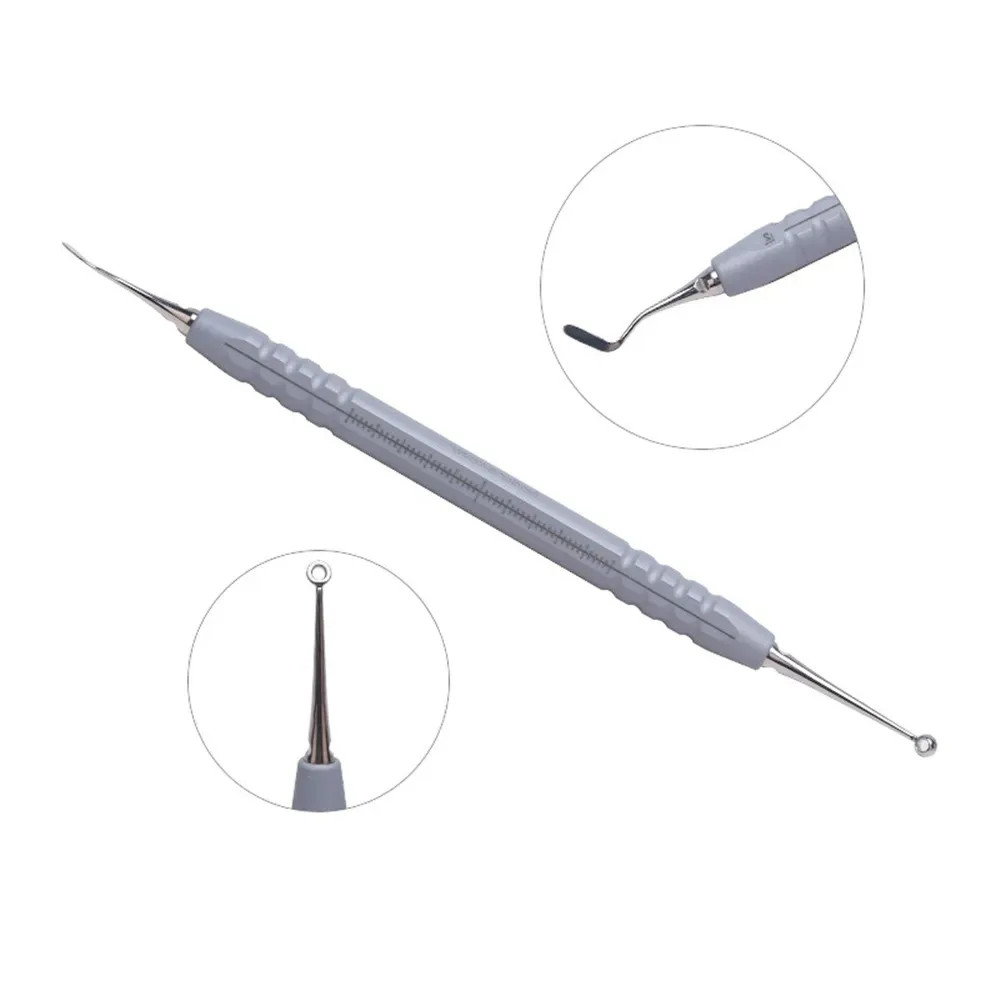 Dental Composite Light Cure Resin Filling Oral Teeth Spatula Set Foam Pads Kit
