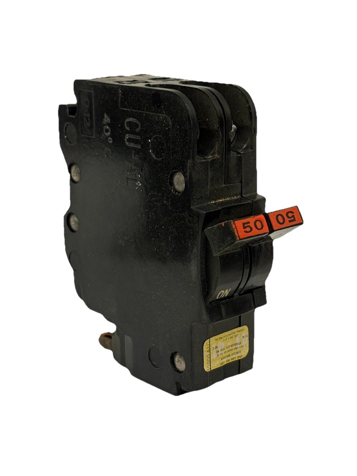 Federal Pacific FPE NC250 2 Pole 50 Amp Thin Stab Lok Circuit Breaker