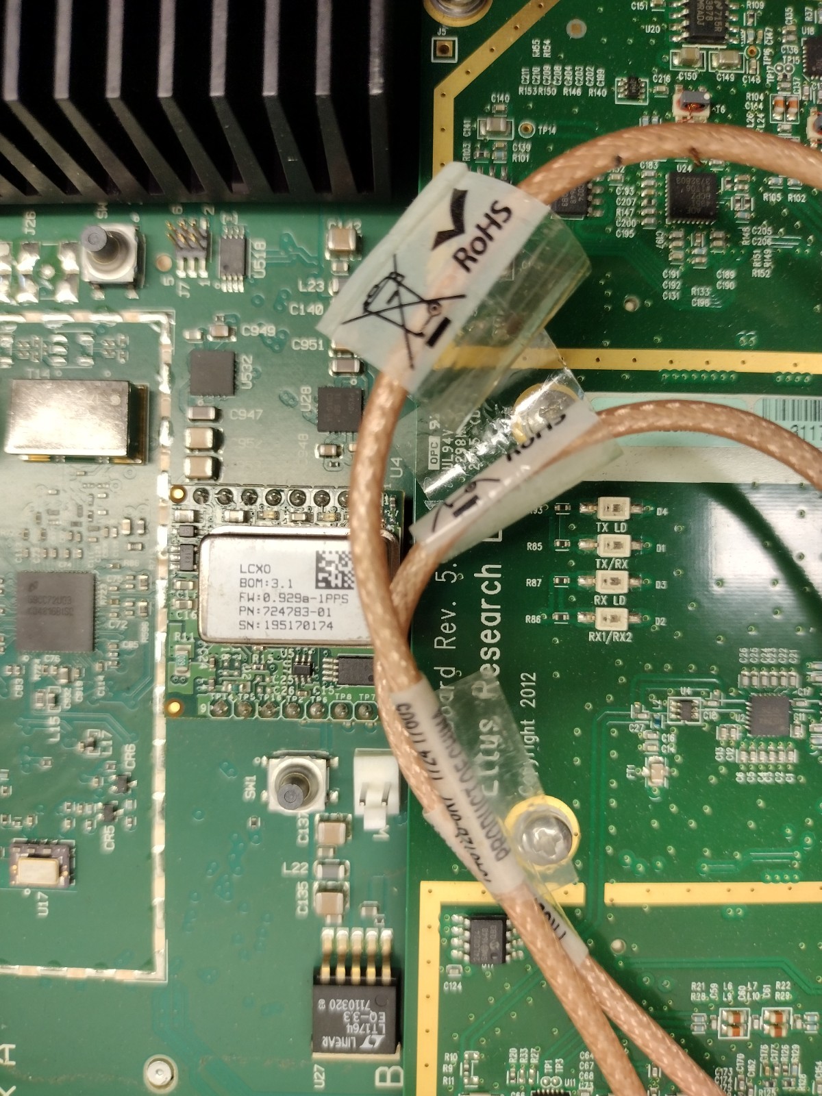 Ettus Research USRP X310 156485G-09L – NoPwrCrd – Powers On – See Pics – USED