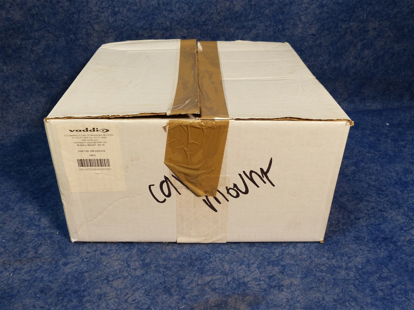 Vaddio 999-2225-018 In-Wall Enclosure for ClearView & PowerVIEW HD Series Cam J1