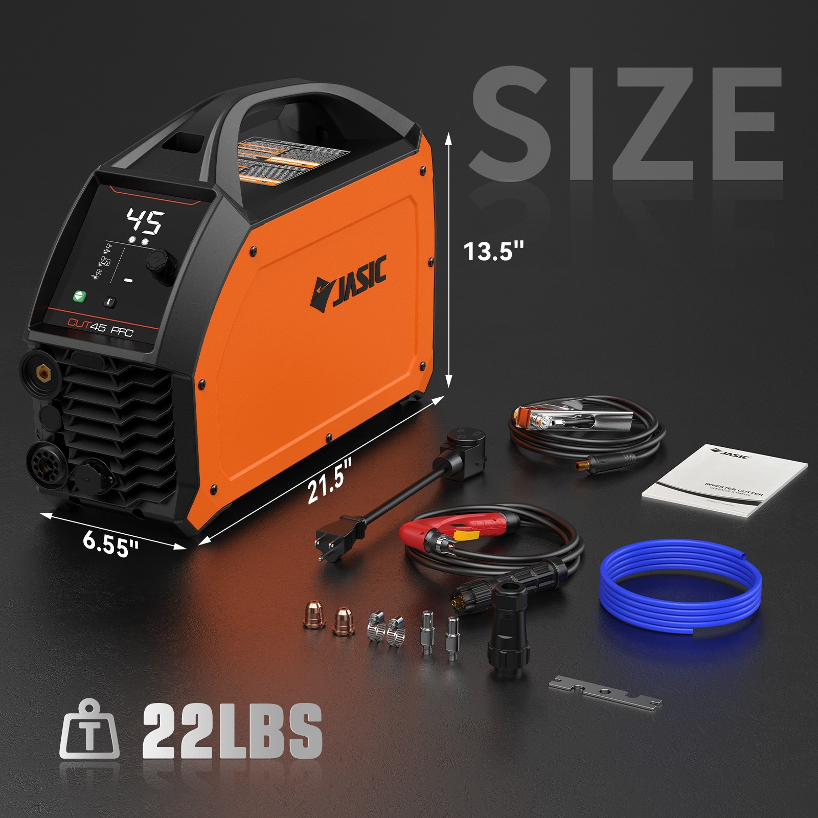JASIC ARC Welder + Plasma Cutter PFC Welding/Cutting Machine for 95-265V Voltage