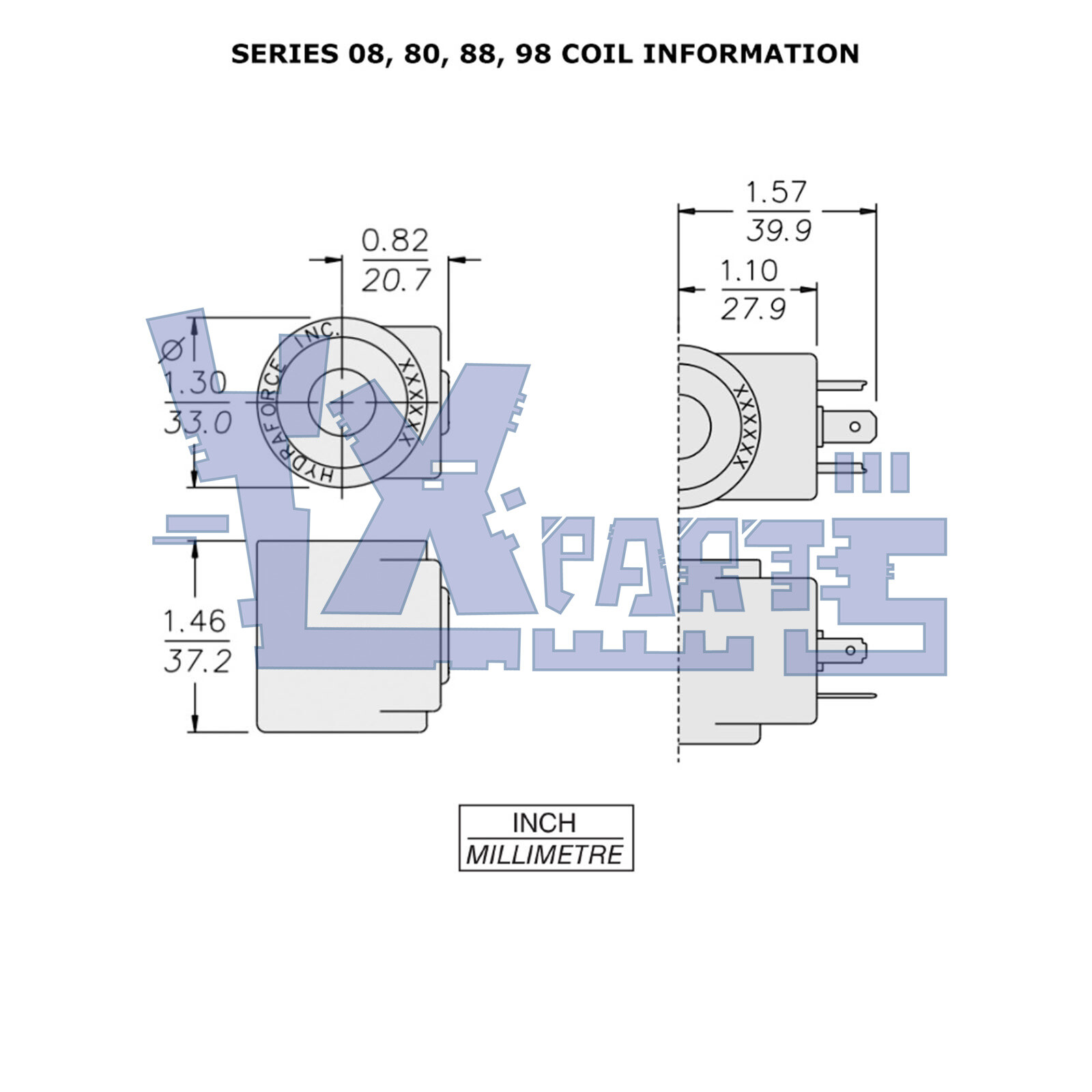 12V Solenoid Valve Coil 3 Prong DIN Connector 7012944 Fit for JLG