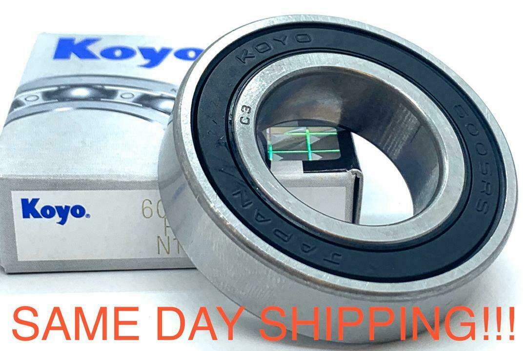 KOYO 6005 2RS C3 Deep Groove Ball Bearings 25x47x12mm SAME DAY SHIPPING! 6005RS
