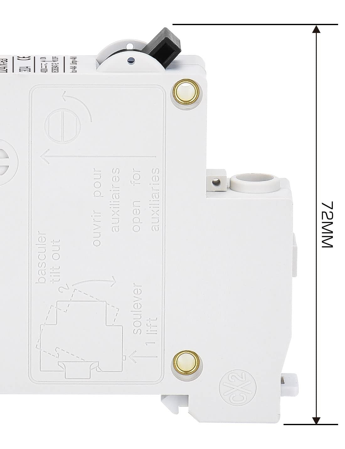 AC/DC Miniature Circuit Breakers 30 Amp, Quick Trip Solar Disconnect Switch Pack