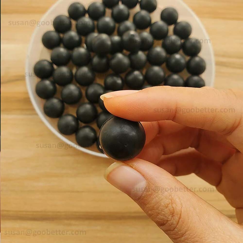 Nitrile Smooth Rubber Fuel Black Nitrile Rubber Solid Ball Diesel Oil Resistant
