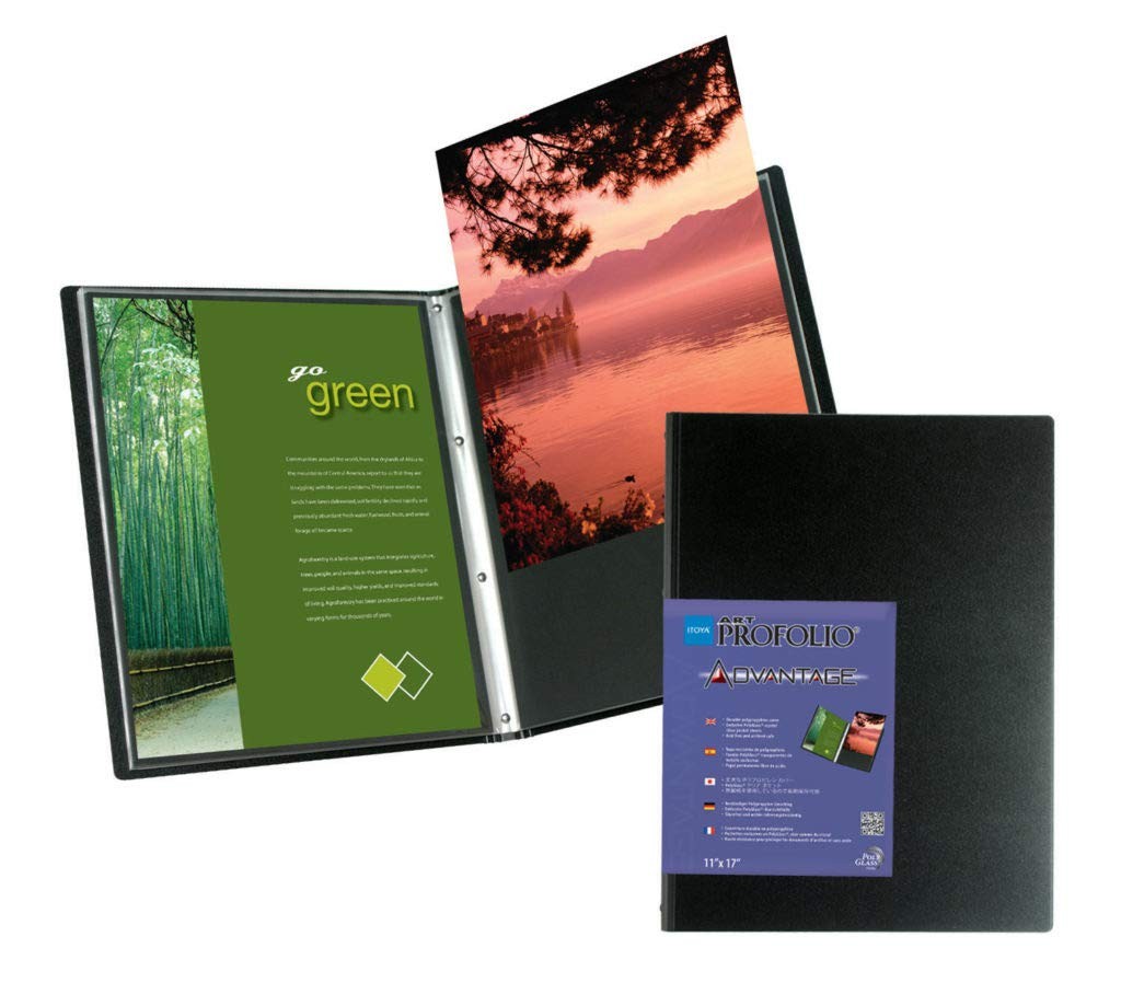 ProFolio by Itoya, Art Profolio Advantage, 24 Sheets Presentation Book – Portrai