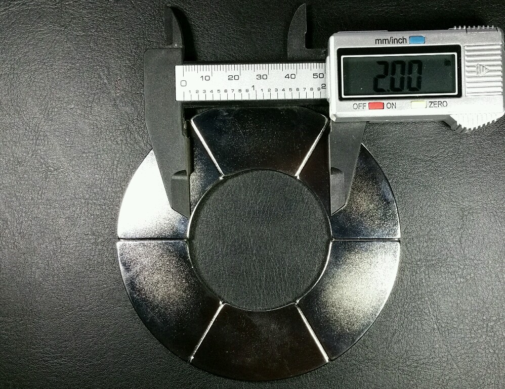 One Large Neodymium N52 Ring Magnet Strong Rare Earth 4″