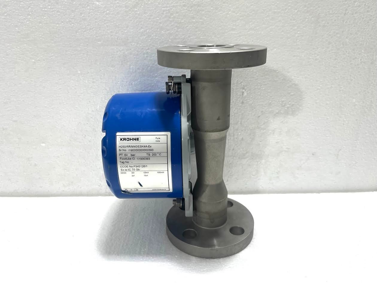 KROHNE H250 Flow Meter Rotameter Industrial Flanged Stainless Steel