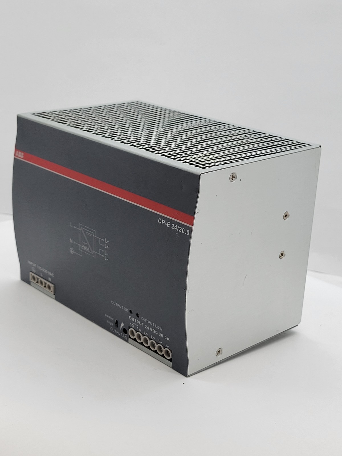 ABB CP-E-24/20.0 Switching Power Supply 115/230V Input 24V 20.0A Output