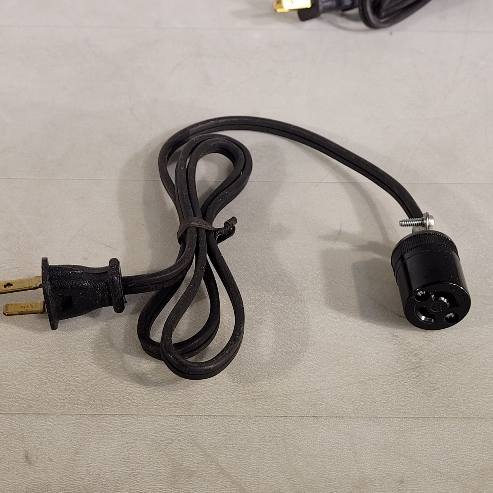 Power Cable For GLAS-COL Fabric Heating Mantels Fair Condition 15A 125V