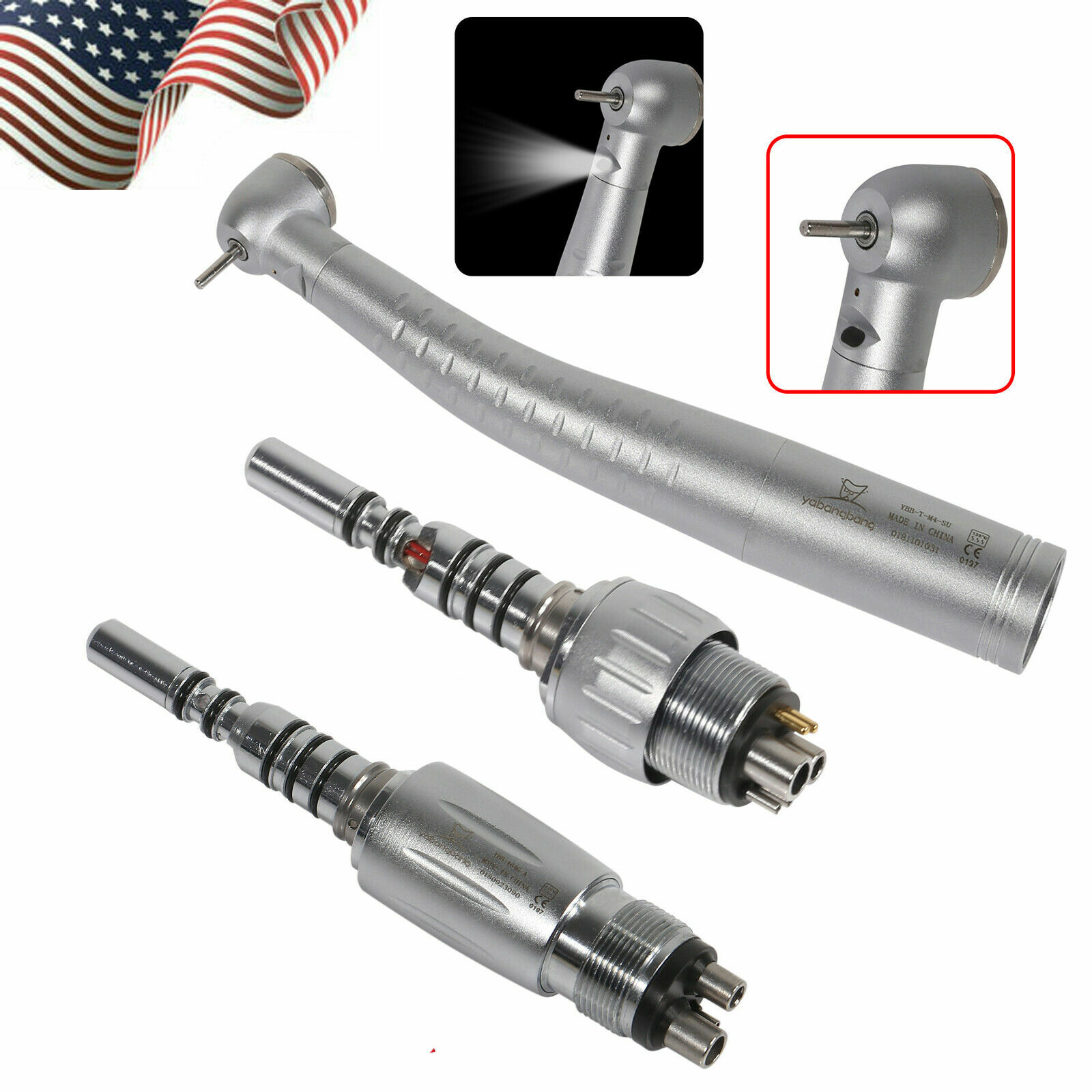 Dental 4/6 Hole Quick Coupler for KaV MULTIflex LUX Fiber Optic LED Handpiece