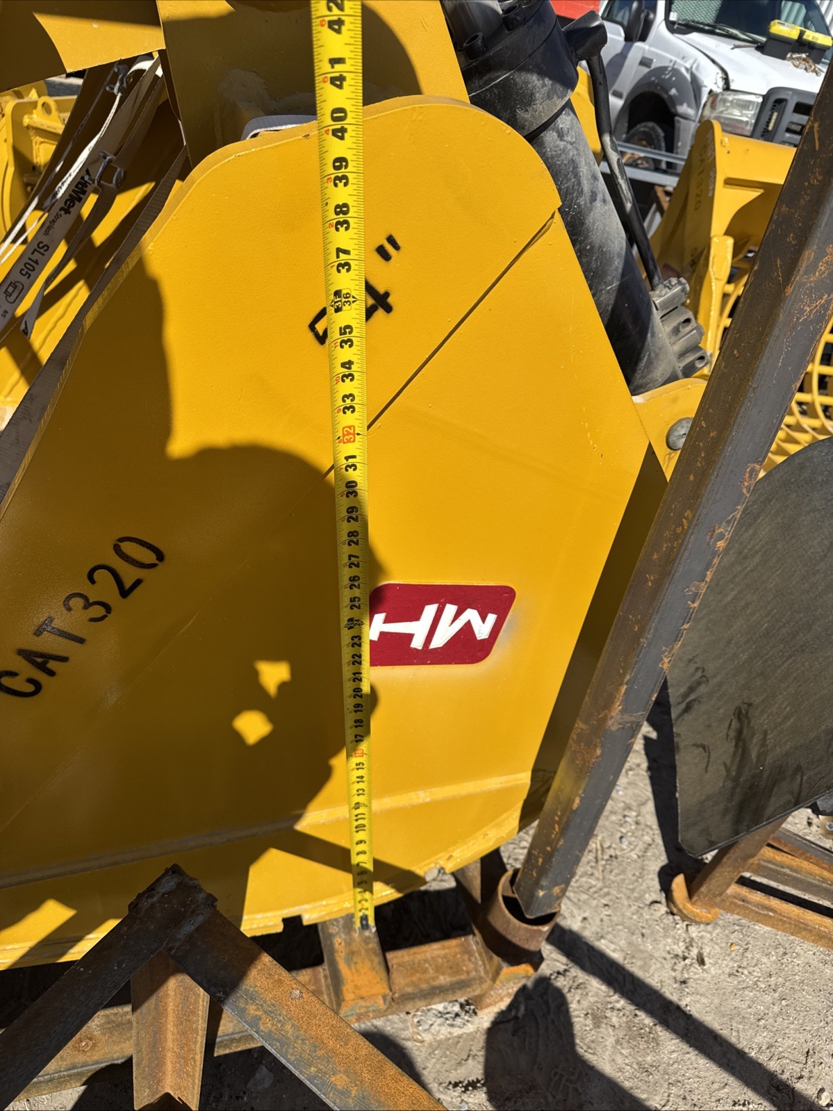 Cat 320 54 inch bucket 80 MM pin Excavator New Tooth Grapple Claw Clam