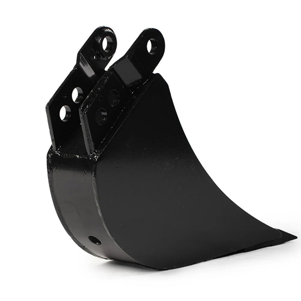 Titan Attachments 10″ Front Hoe & Backhoe Bucket, Replaceable Carbon Steel Teeth