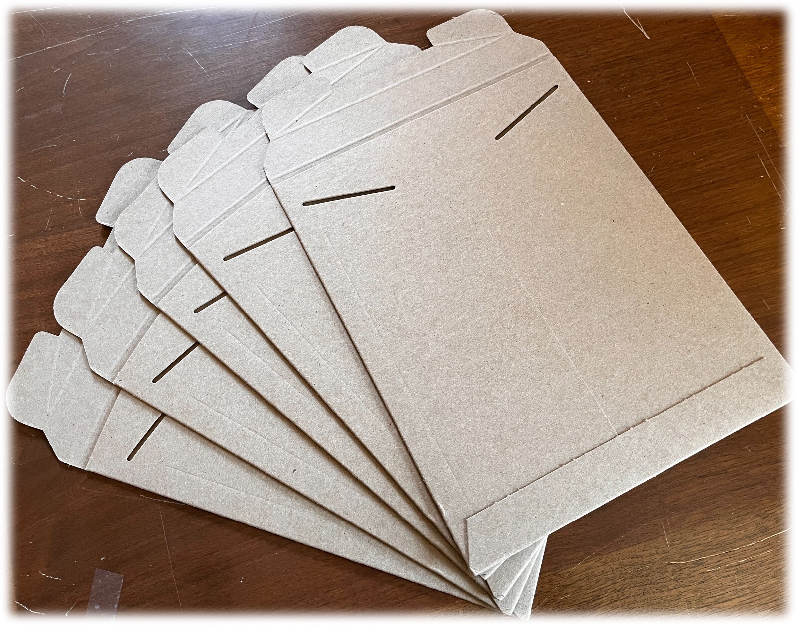 Pack of 5 Kraft No Bend Tab Lock Mailers Rigid Flat Photo Document 9.75 x 12.25