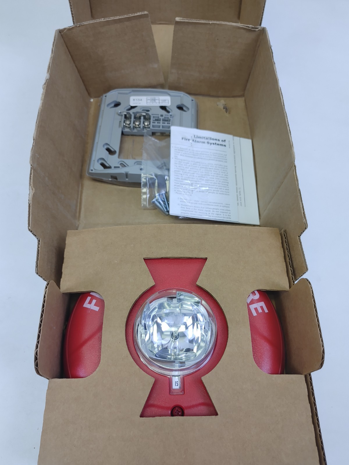 System Sensor SpectrAlert Advance SCR Strobe Ceiling STD CD RED – NEW