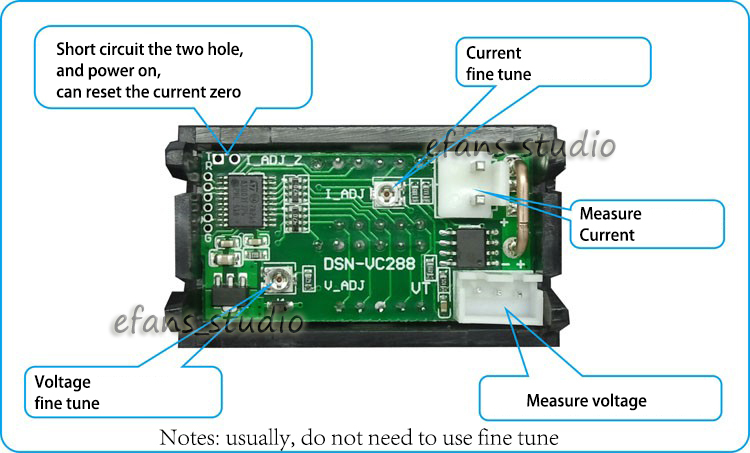 0-100V 100A DC Digital LED Voltmeter Ammeter Amp Volt Meter + 100A shunt 12v 24v