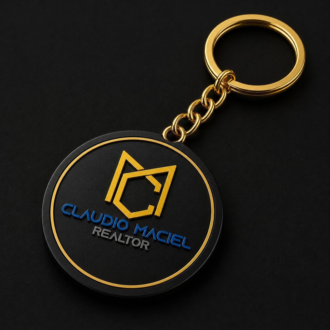 Custom NFC Keychain Personalized Business Social Media Smart Key Tag