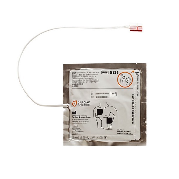 Cardiac Science G3 Adult Defibrillation Electrode Pads 9131-001 – Exp 11-2028