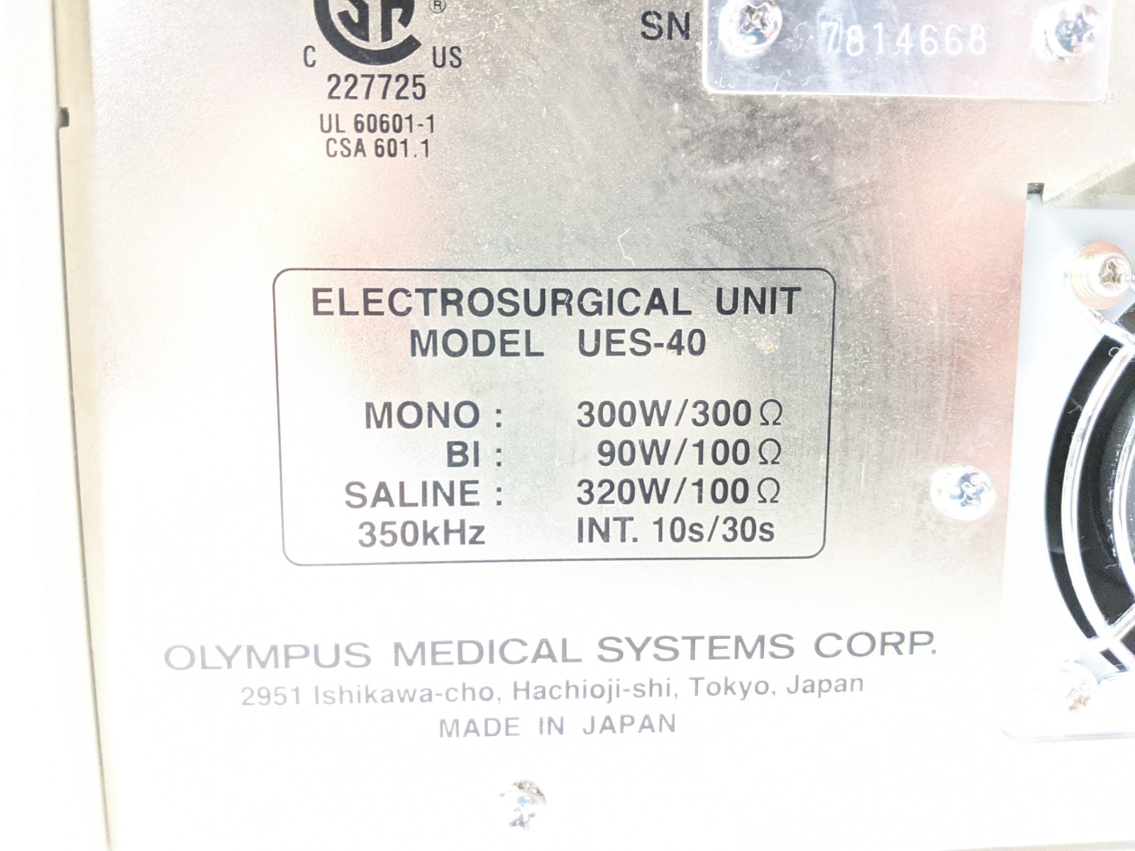Olympus UES-40 SurgMaster