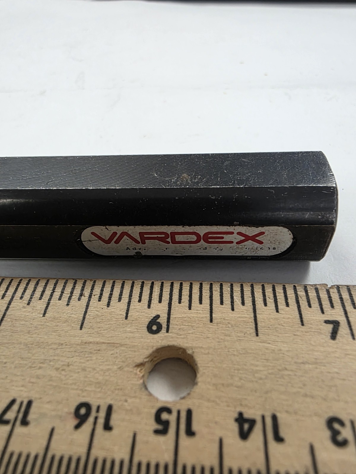 VARDEX INDEXABLE ID THREAD BAR NVRC 0625-3 065/679 ISRAEL .75 Shank, used