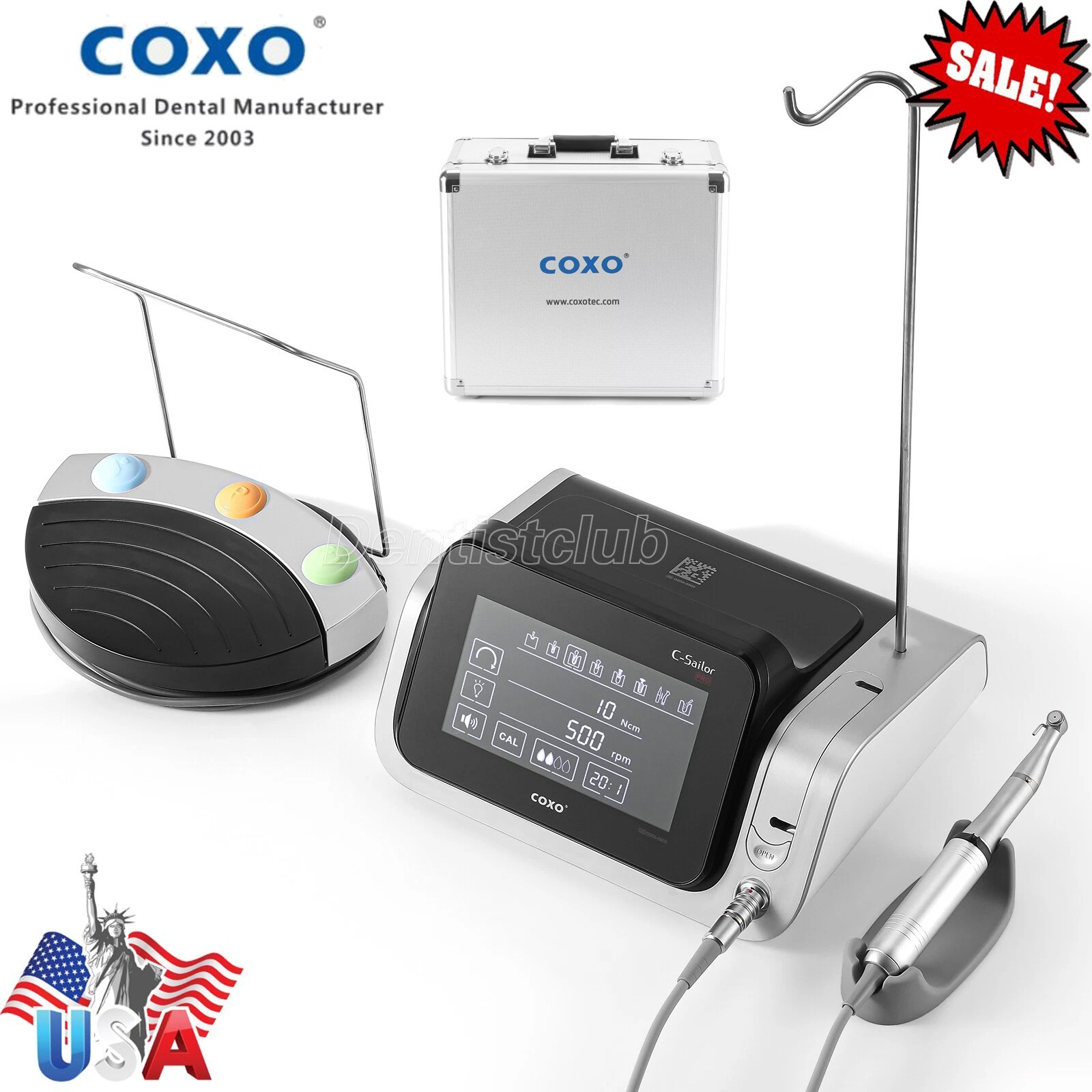 COXO Dental Pro Brushless Surgical Implant Motor System /Implant Stability Meter