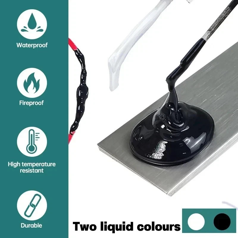 1pc Liquid Electrical Tape Waterproof Insulation Glue Wire Repair 50ml – NEW