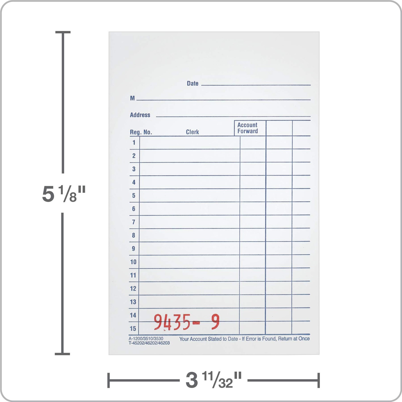 adams General Purpose Sales Book 2-Part Carbonless White/Canary 10 Pack