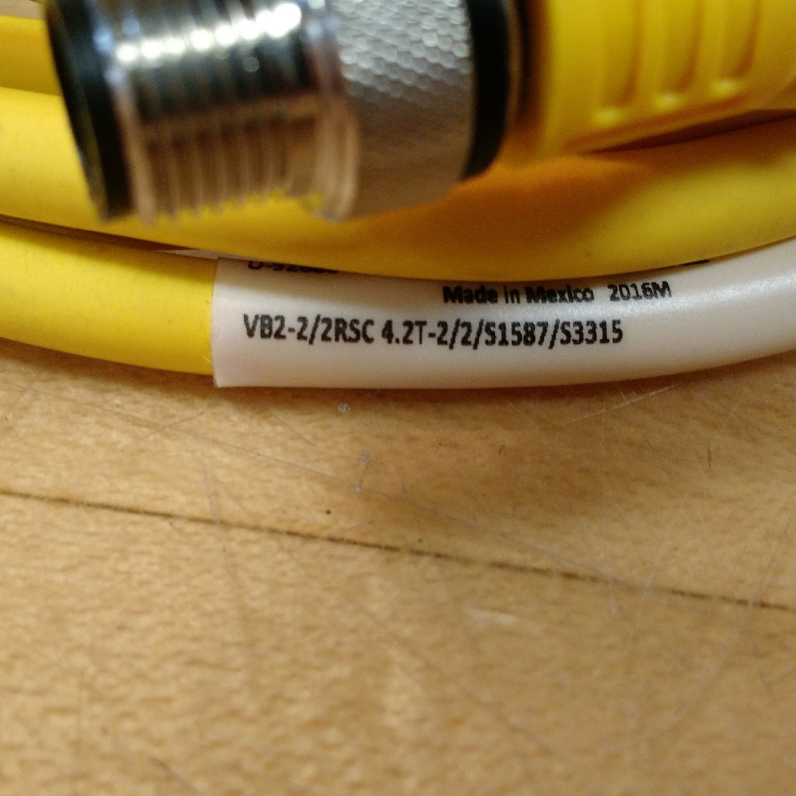 Turck VB2-2/2RSC 4.2T-2/2/S1587/S3315 Twin Junction, 2X 4 Pin Male/Bare Wire, 2M