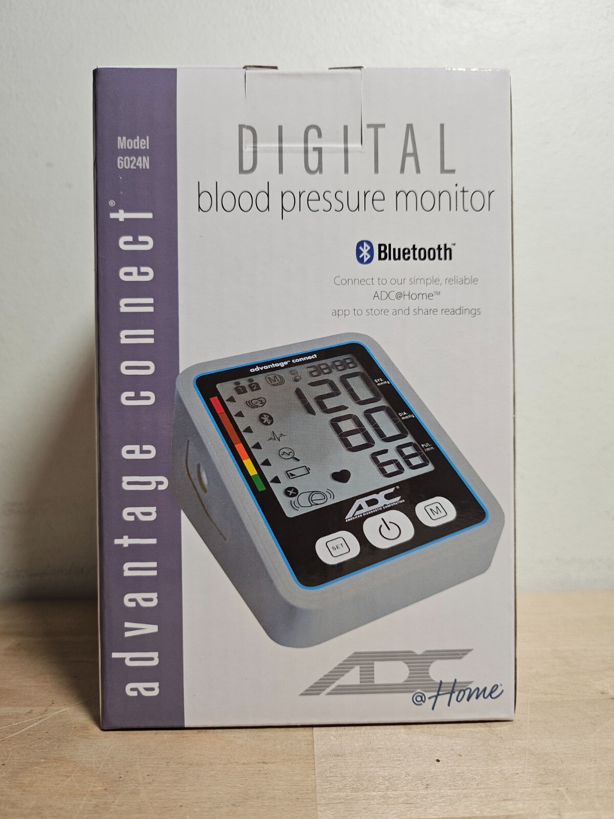 ADC Advantage Connect – Digital Blood Pressure Monitor w/ Bluetooth 6024N