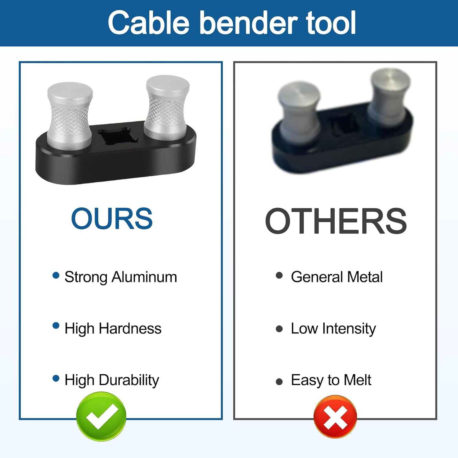 Cable Bender Tool Electrical, Wire Bender Tool for Most Wires, Maximum Bending u