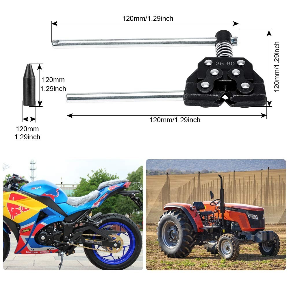 Adjustable Chain Detacher Breaker Tool with Extra Needle Pin for Go-Karts & ATVs