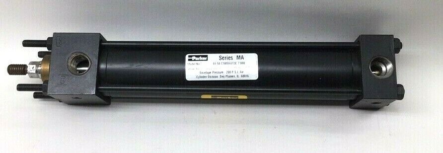 Parker 01.50 CTBMAU13C 7.000 Cylinder 7″ Stroke 5/8″ Rod 3/8″-16 Threaded End